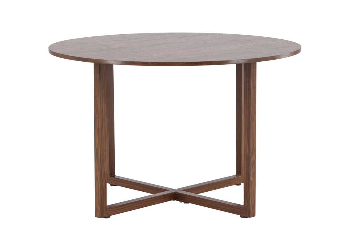 Durango Esstisch rund in Walnuss präsentiert im Onlineshop von KAQTU Design AG. Esstisch ist von Venture Home