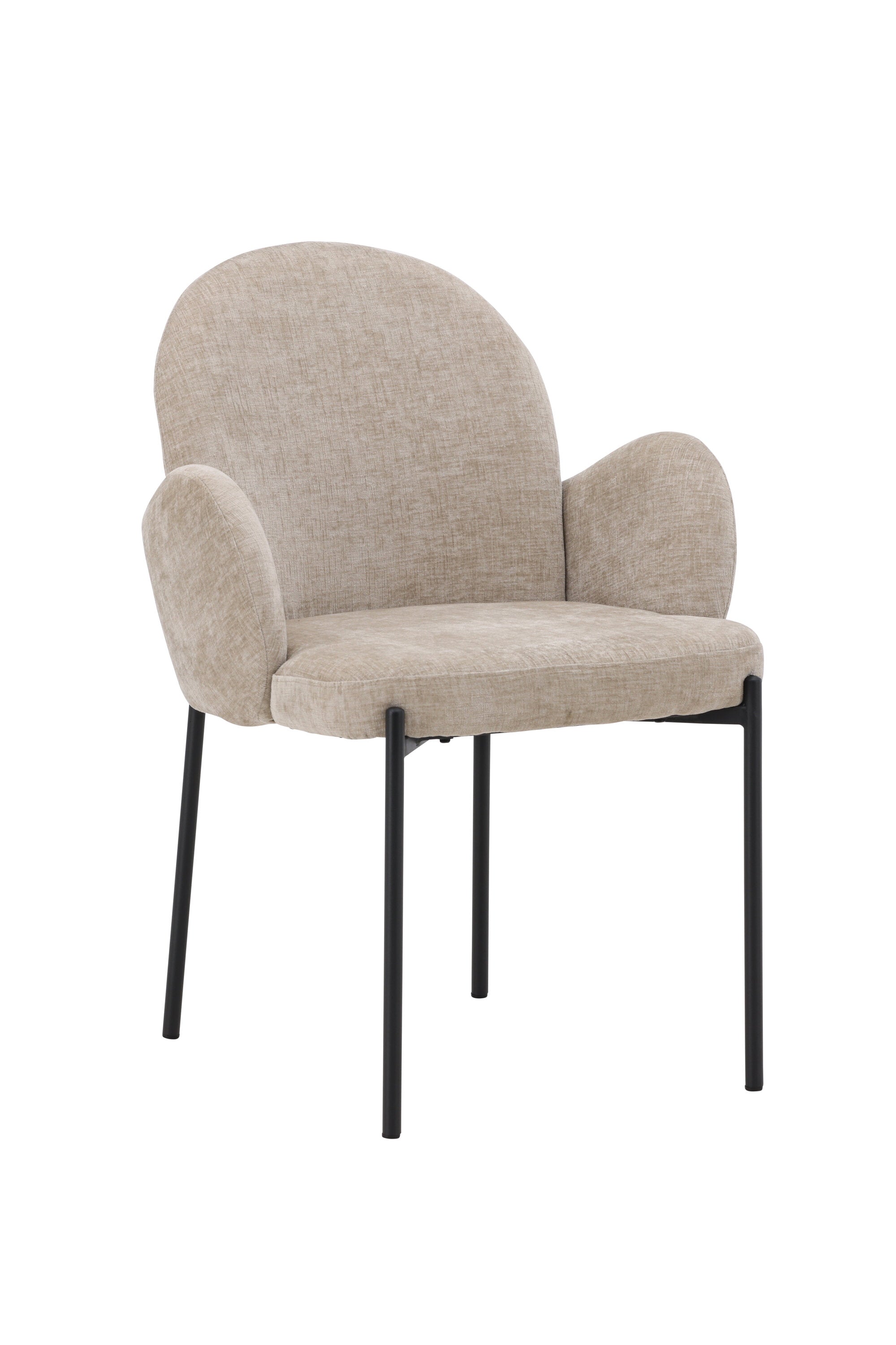 Blom Esszimmerstuhl in Beige präsentiert im Onlineshop von KAQTU Design AG. Stuhl mit Armlehne ist von Venture Home