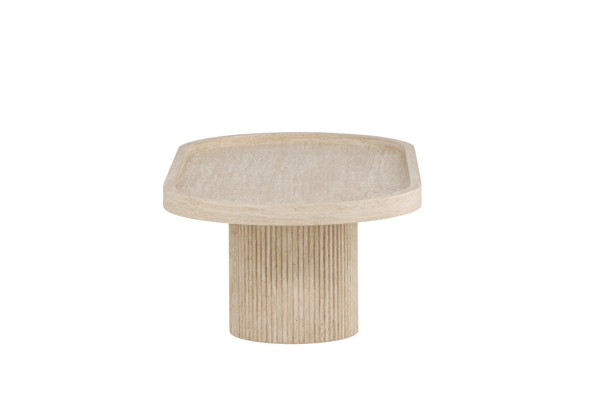 Krille Sofatisch in Beige präsentiert im Onlineshop von KAQTU Design AG. Beistelltisch ist von Venture Home