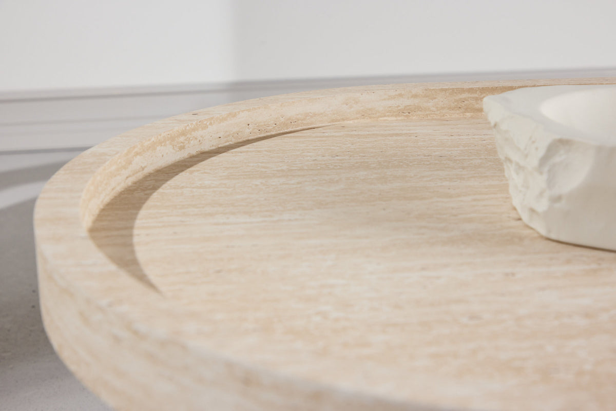 Krille Sofatisch in Beige präsentiert im Onlineshop von KAQTU Design AG. Beistelltisch ist von Venture Home