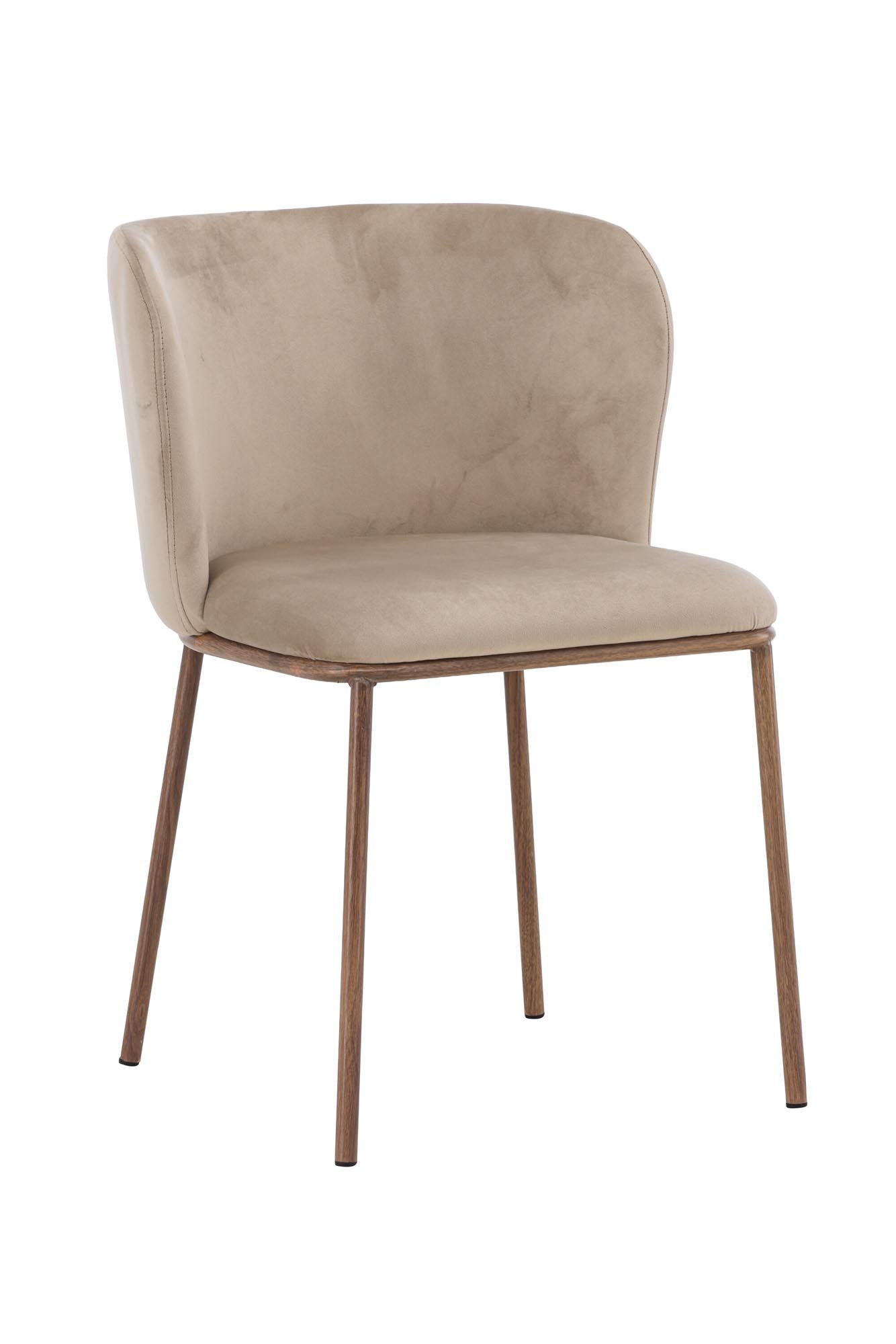 Erleben Sie den Edina Esszimmerstuhl von Venture Home – ein eleganter, bequemer Stuhl aus luxuriösem Samt, perfekt für stilvolle Esszimmer.