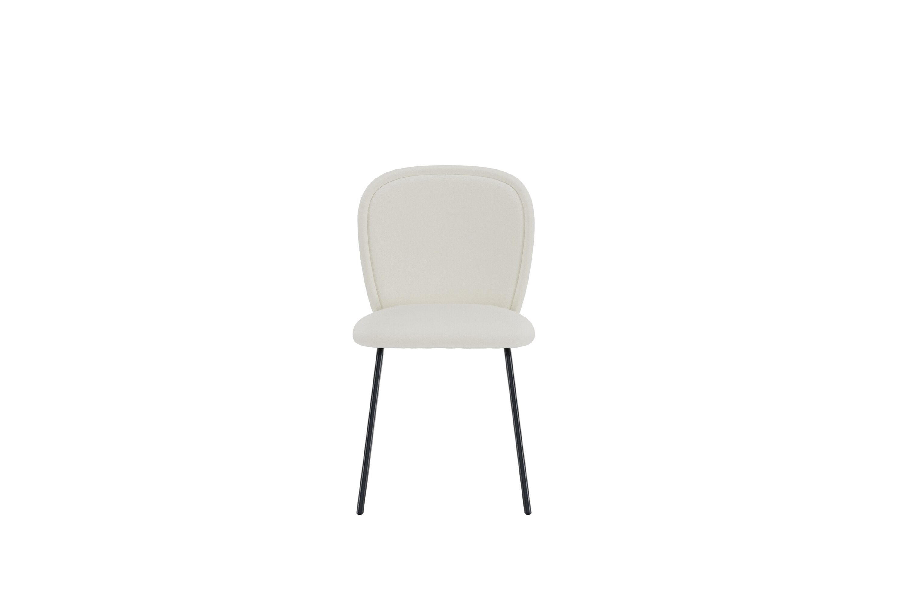 Punsch Esszimmerstuhl in Sahne präsentiert im Onlineshop von KAQTU Design AG. Stuhl ist von Venture Home