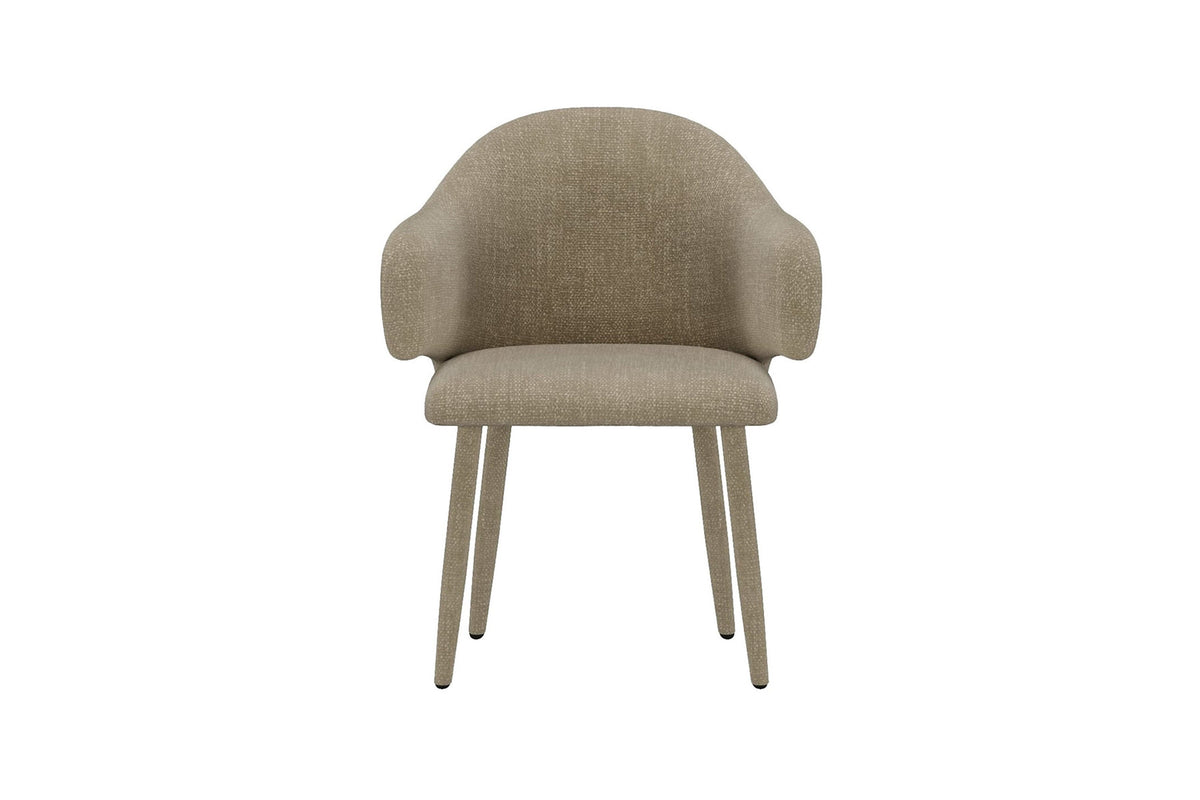 Evelin Esszimmerstuhl in Beige präsentiert im Onlineshop von KAQTU Design AG. Stuhl ist von Venture Home