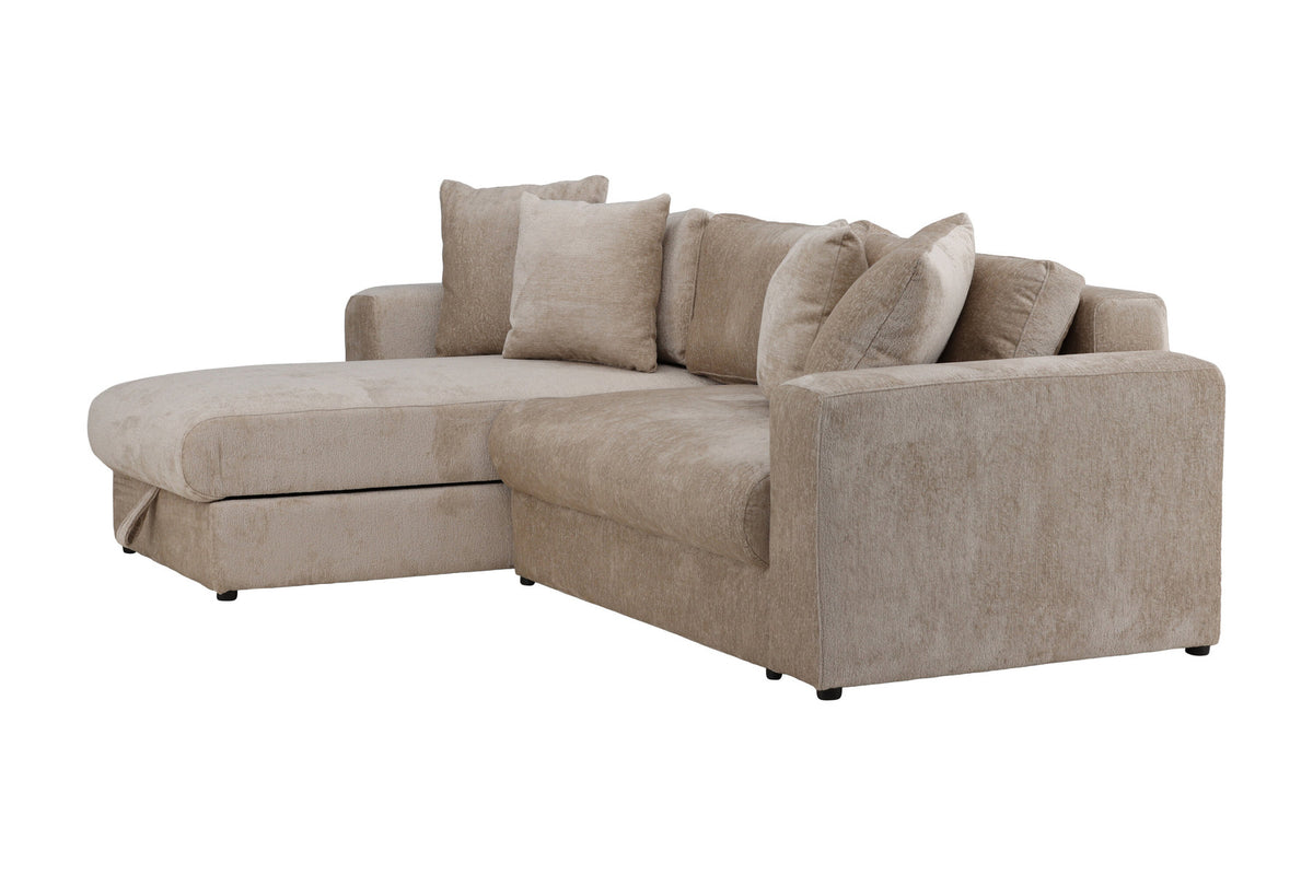 Bellman verstellbares Bett in Beige präsentiert im Onlineshop von KAQTU Design AG. L-Sofa rechts ist von Venture Home