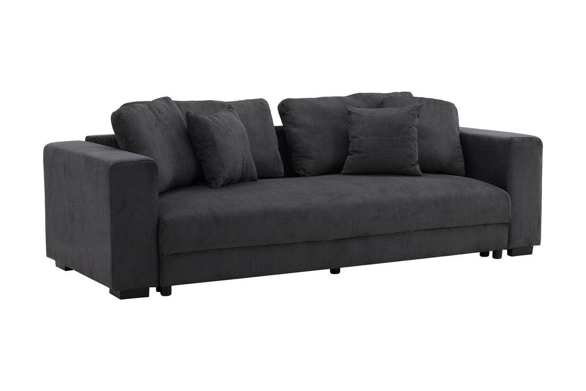 Bellman verstellbares Bett in Dunkelgrau präsentiert im Onlineshop von KAQTU Design AG. Bettsofa ist von Venture Home
