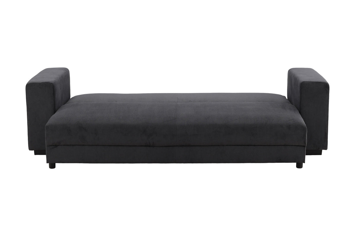 Bellman verstellbares Bett in Dunkelgrau präsentiert im Onlineshop von KAQTU Design AG. Bettsofa ist von Venture Home