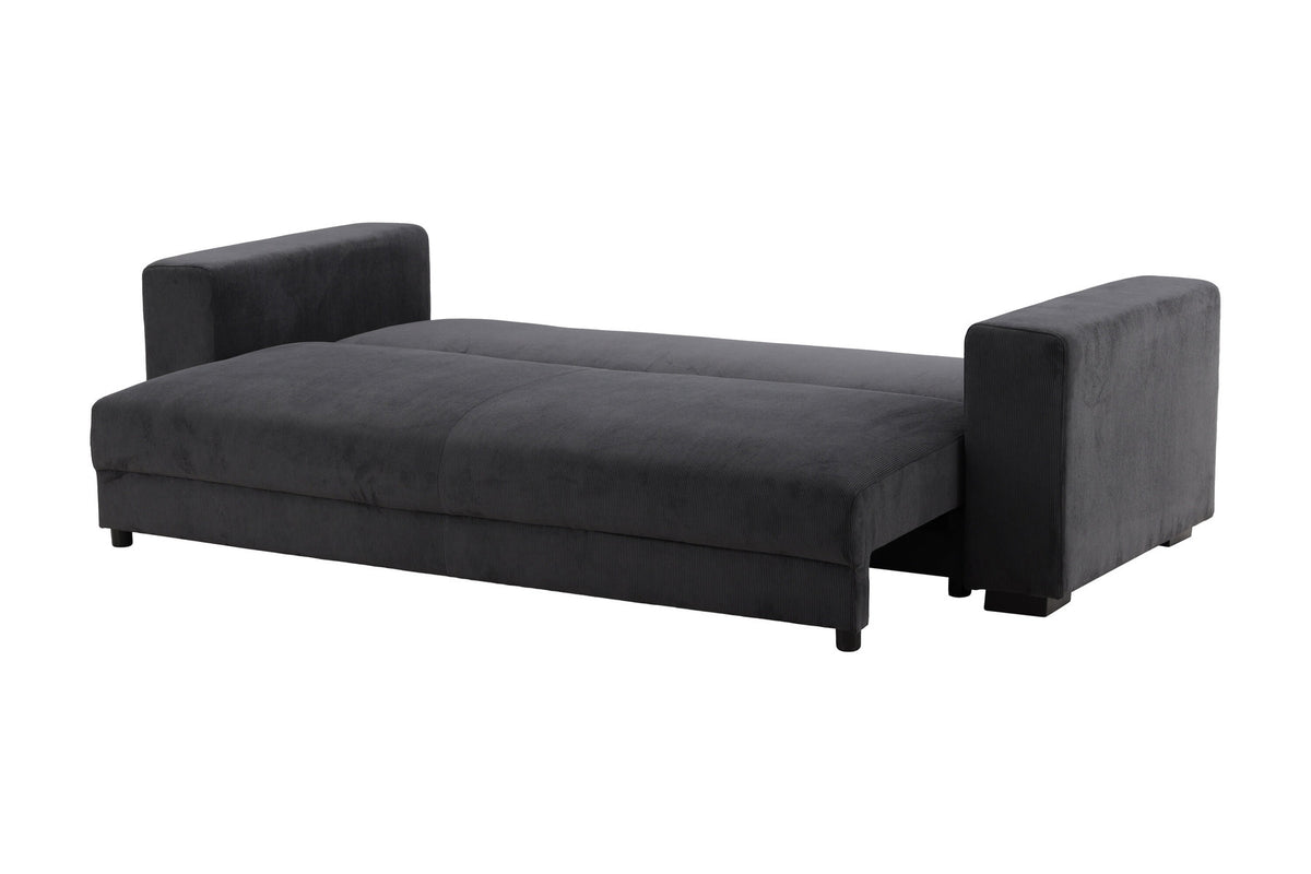 Bellman verstellbares Bett in Dunkelgrau präsentiert im Onlineshop von KAQTU Design AG. Bettsofa ist von Venture Home
