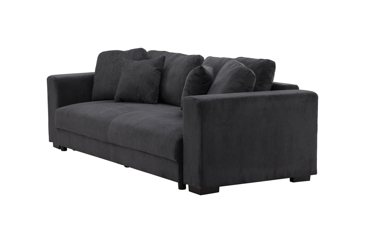 Bellman verstellbares Bett in Dunkelgrau präsentiert im Onlineshop von KAQTU Design AG. Bettsofa ist von Venture Home