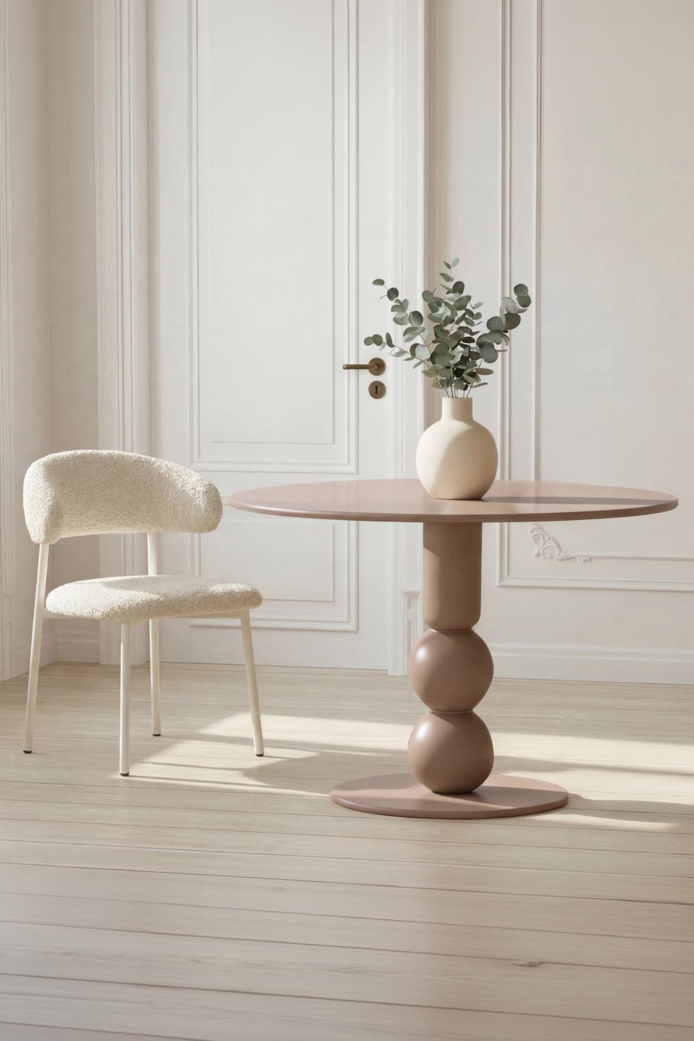 Boulevard Round Esstisch in Braun präsentiert im Onlineshop von KAQTU Design AG. Gartentisch ist von Venture Home