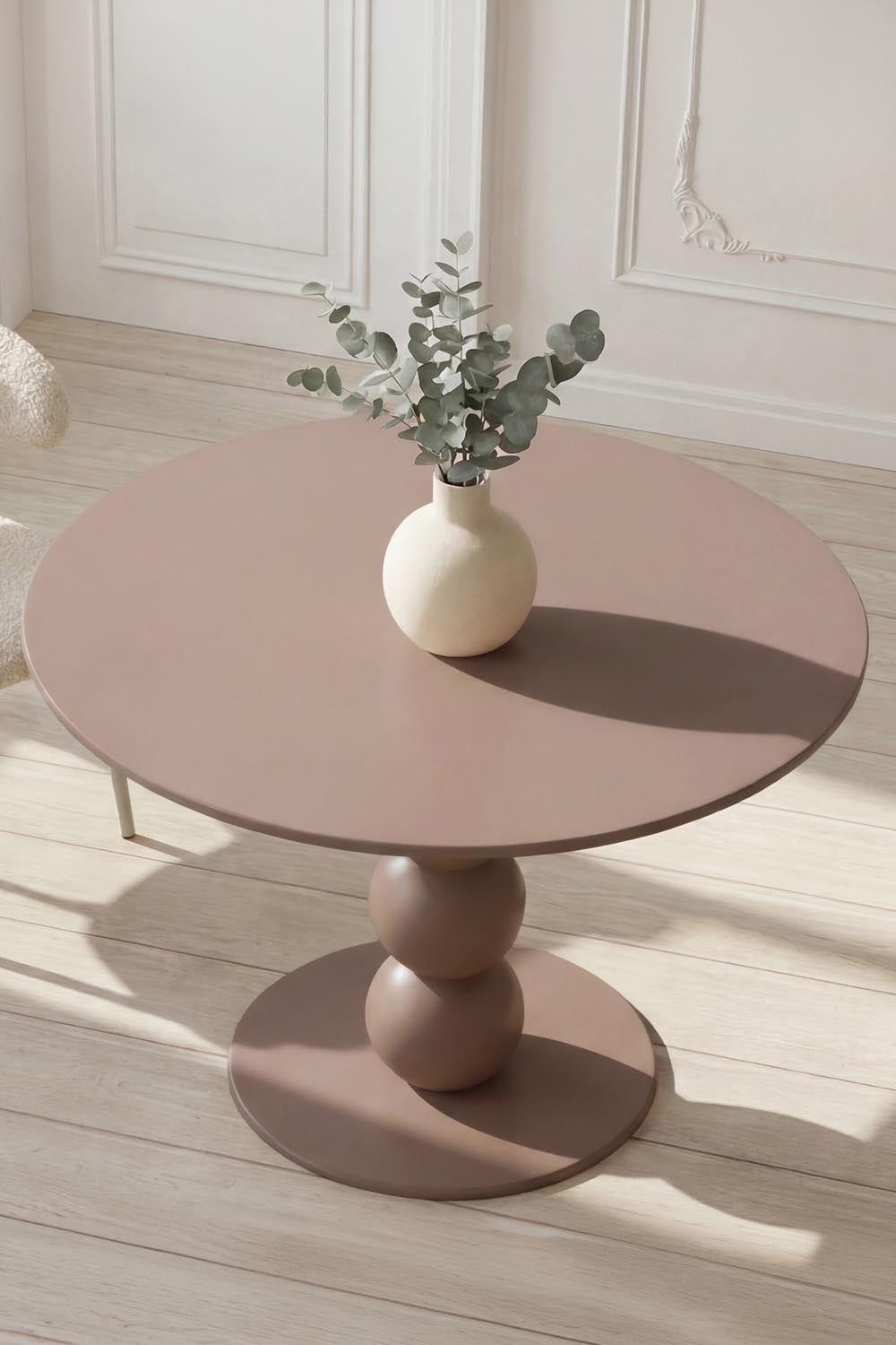 Boulevard Round Esstisch in Braun präsentiert im Onlineshop von KAQTU Design AG. Gartentisch ist von Venture Home