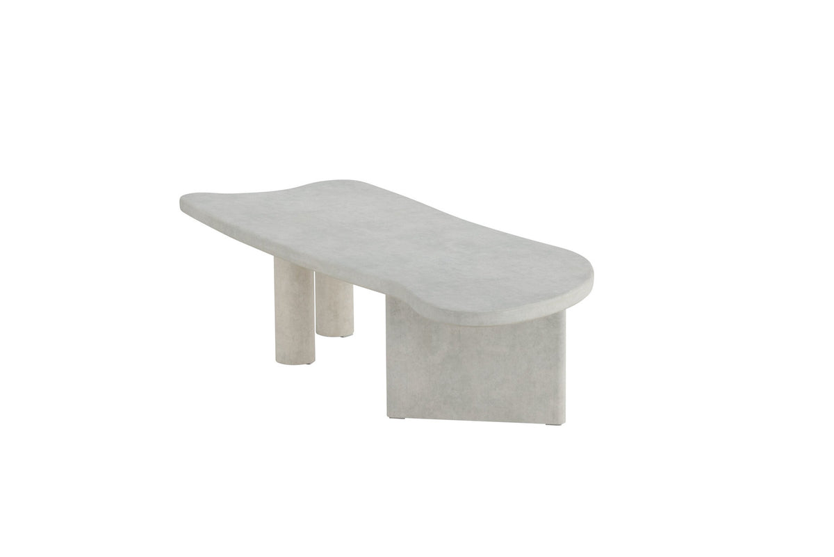 Polle Sofatisch in Hellgrau präsentiert im Onlineshop von KAQTU Design AG. Couchtisch ist von Venture Home