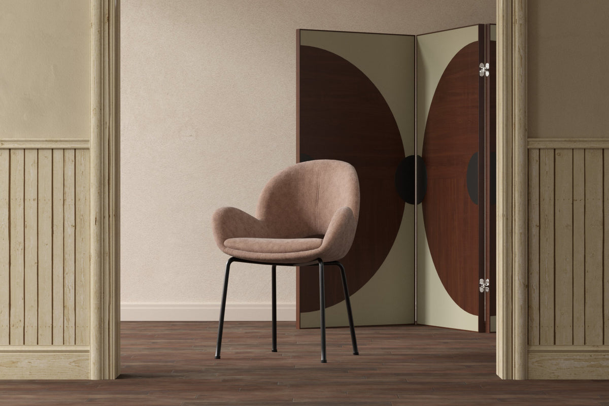 Florensa Esszimmerstuhl in Braun präsentiert im Onlineshop von KAQTU Design AG. Stuhl ist von Venture Home
