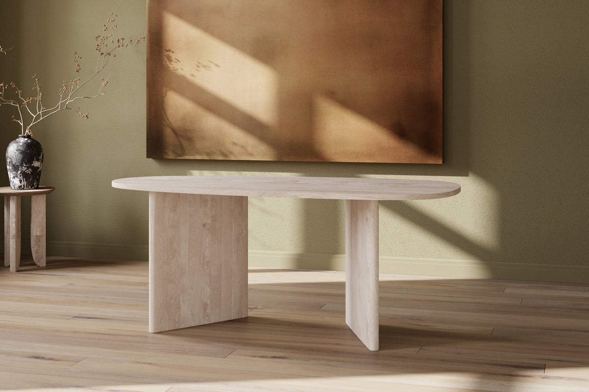 Grönvik Ovaler Esstisch in Natur präsentiert im Onlineshop von KAQTU Design AG. Esstisch ist von Venture Home