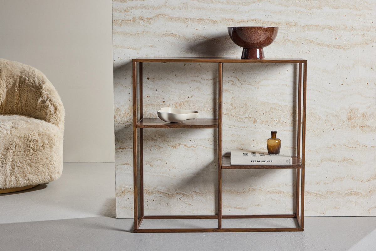 Staal Regal in Walnuss präsentiert im Onlineshop von KAQTU Design AG. Regal ist von Venture Home