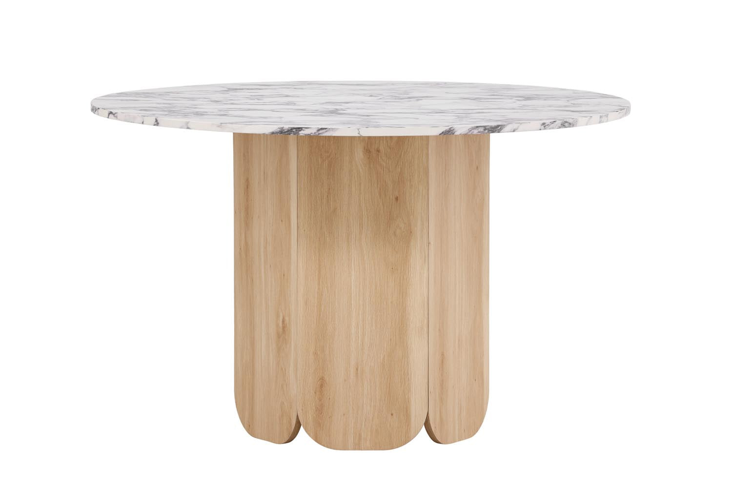 Tekla Esstisch rund in Hellgrau präsentiert im Onlineshop von KAQTU Design AG. Esstisch ist von Venture Home