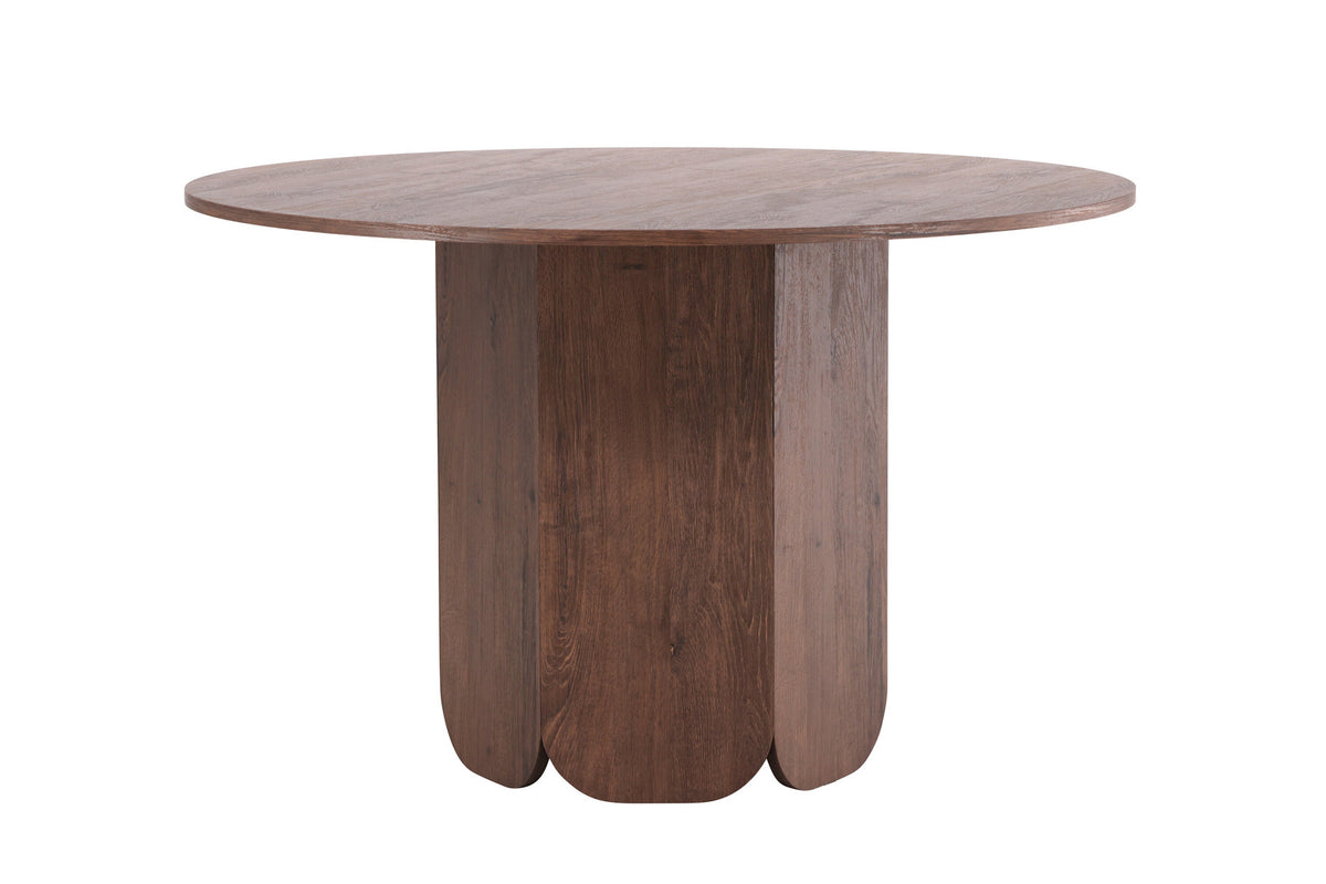 Tekla Esstisch rund in Mokka präsentiert im Onlineshop von KAQTU Design AG. Esstisch ist von Venture Home