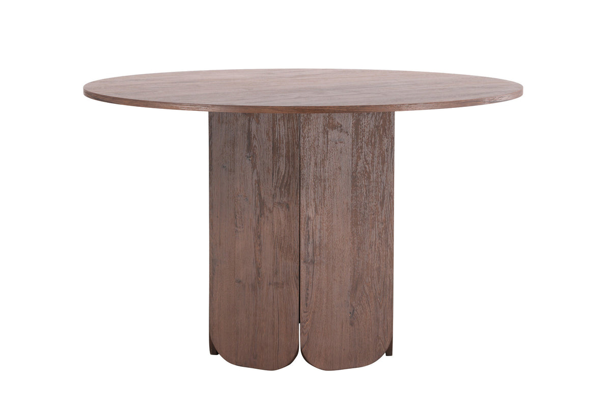 Tekla Esstisch rund in Mokka präsentiert im Onlineshop von KAQTU Design AG. Esstisch ist von Venture Home