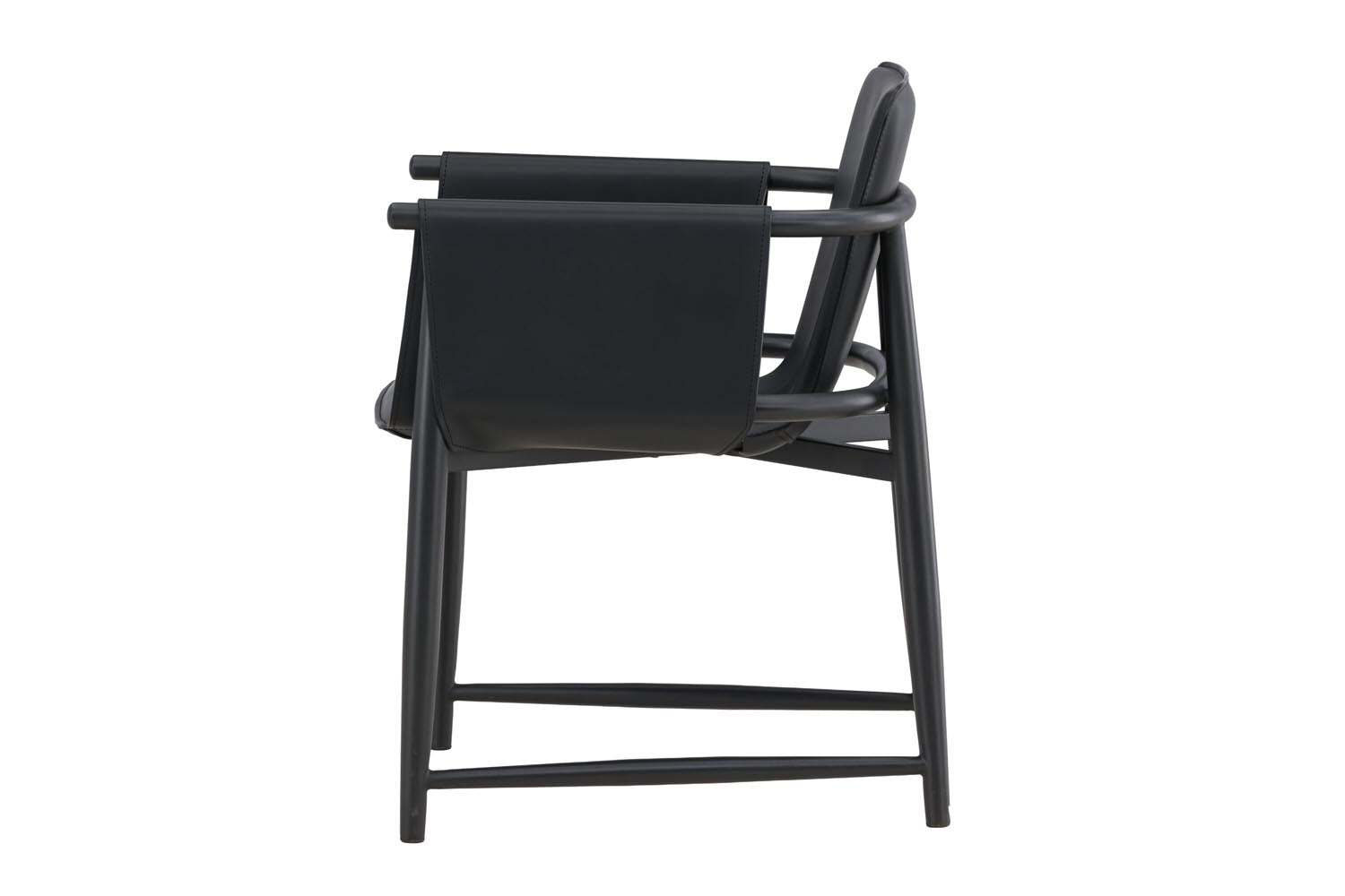 Bjäre Armlehnstuhl in Schwarz präsentiert im Onlineshop von KAQTU Design AG. Stuhl mit Armlehne ist von Vind