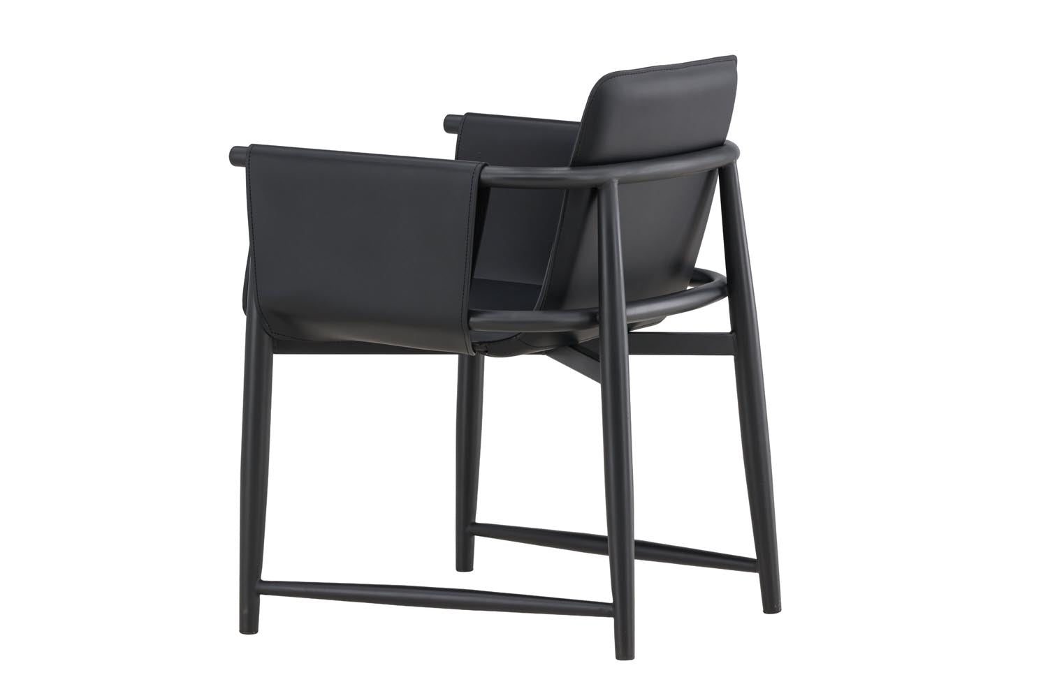 Bjäre Armlehnstuhl in Schwarz präsentiert im Onlineshop von KAQTU Design AG. Stuhl mit Armlehne ist von Vind