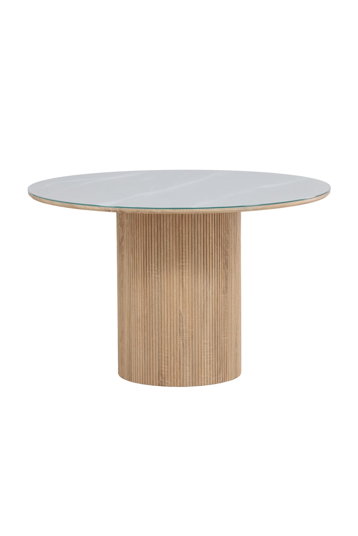 Härön Round Esstisch in Weiss präsentiert im Onlineshop von KAQTU Design AG. Gartentisch ist von Vind