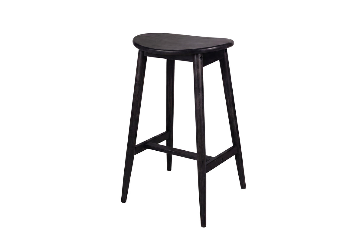 Orust Barhocker in Schwarz präsentiert im Onlineshop von KAQTU Design AG. Barstuhl ist von Vind