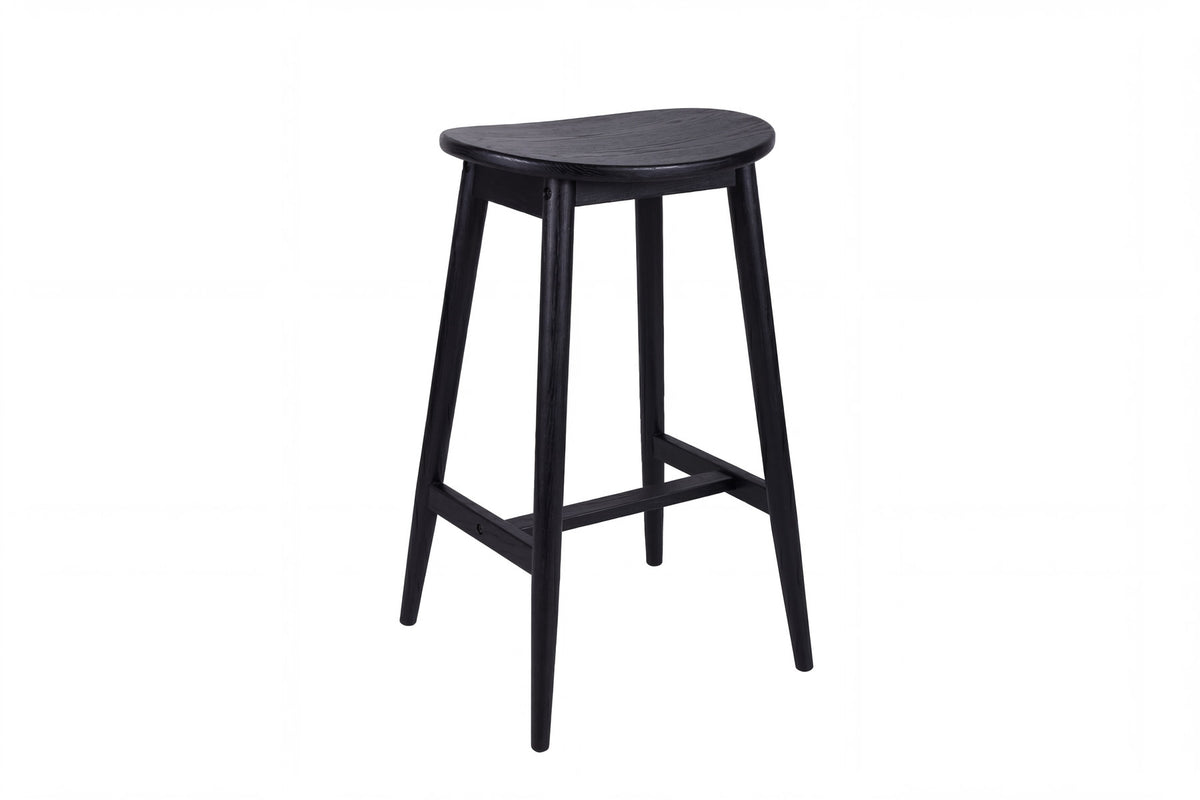 Orust Barhocker in Schwarz präsentiert im Onlineshop von KAQTU Design AG. Barstuhl ist von Vind