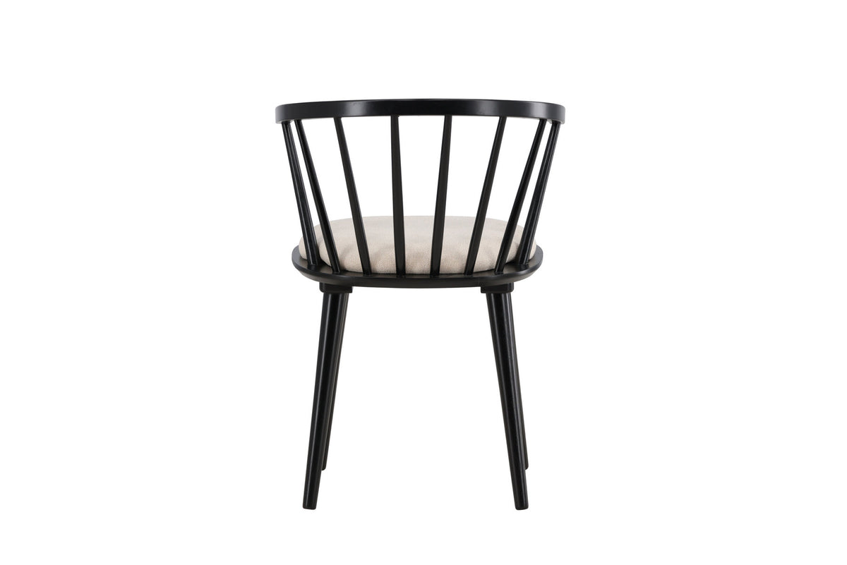 Bobby Esszimmerstuhl in Schwarz präsentiert im Onlineshop von KAQTU Design AG. Stuhl ist von Venture Home