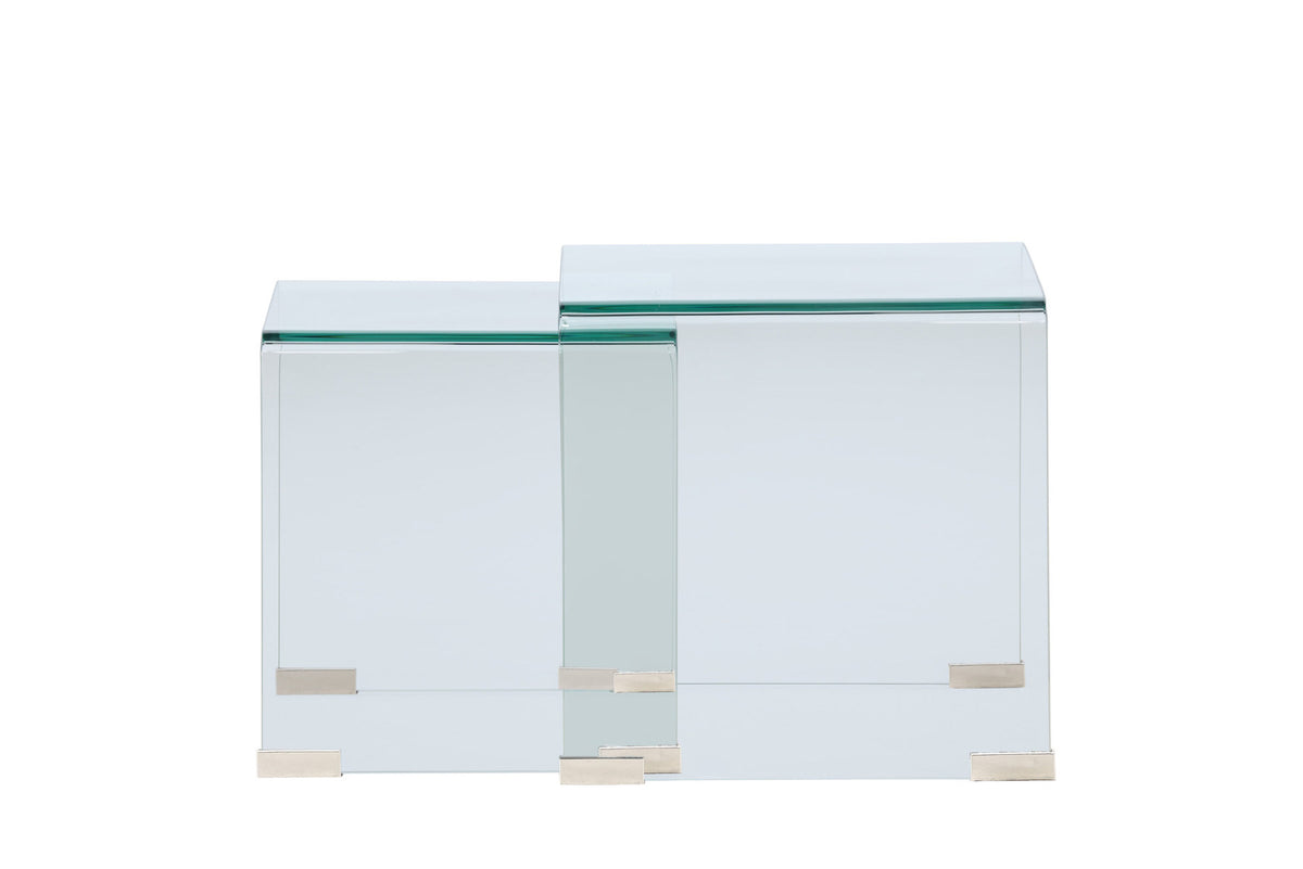 Telemark Beistelltisch in Transparent präsentiert im Onlineshop von KAQTU Design AG. Couchtisch ist von Venture Home