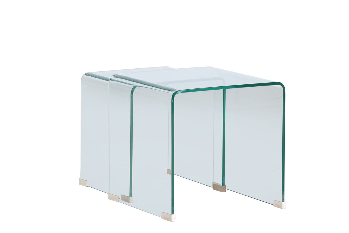 Telemark Beistelltisch in Transparent präsentiert im Onlineshop von KAQTU Design AG. Couchtisch ist von Venture Home