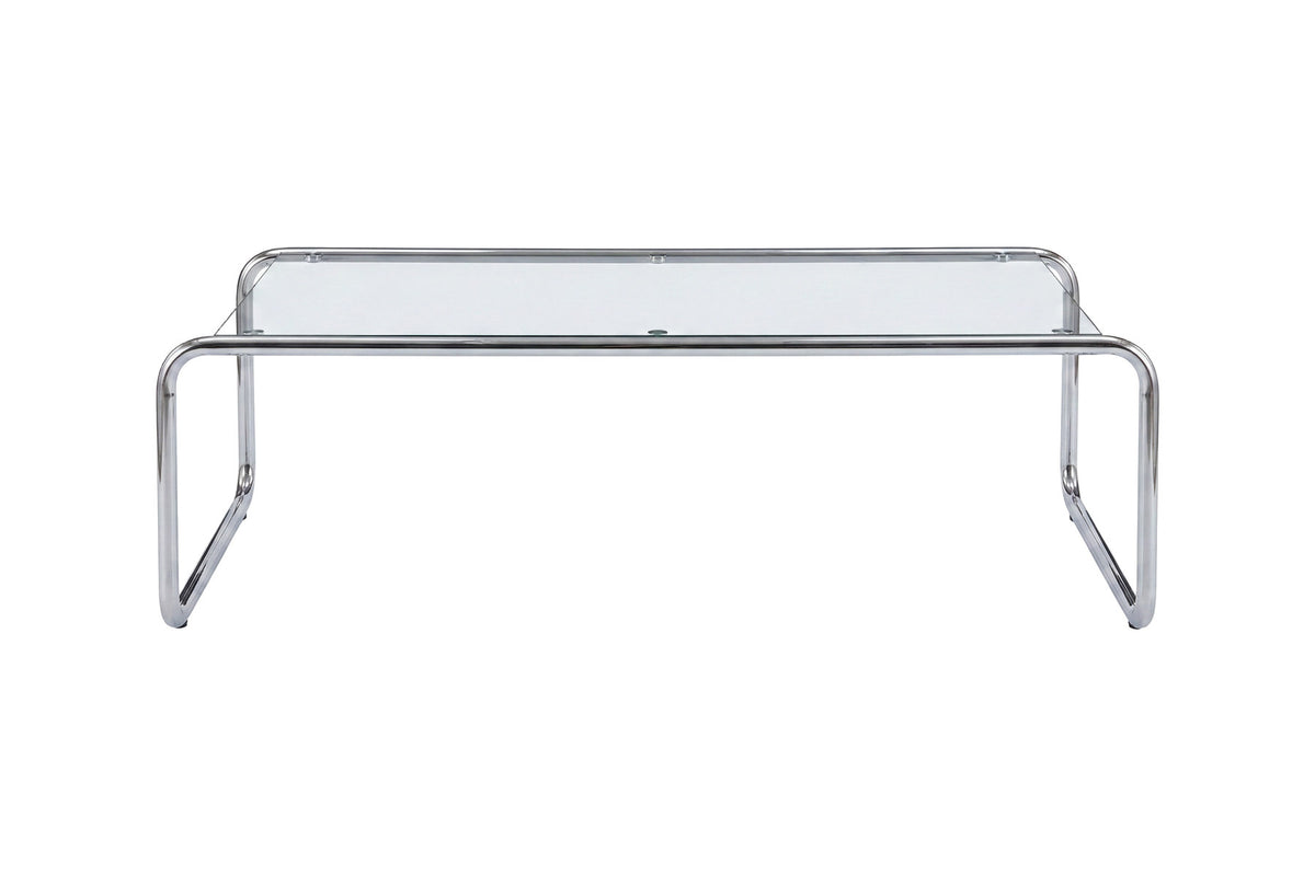 Saturnus Sofatisch in Klar präsentiert im Onlineshop von KAQTU Design AG. Couchtisch ist von Venture Home