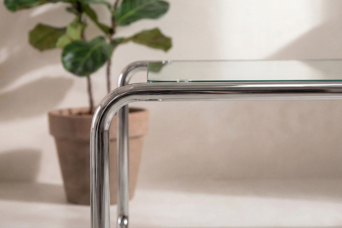 Saturnus Sofatisch in Klar präsentiert im Onlineshop von KAQTU Design AG. Couchtisch ist von Venture Home