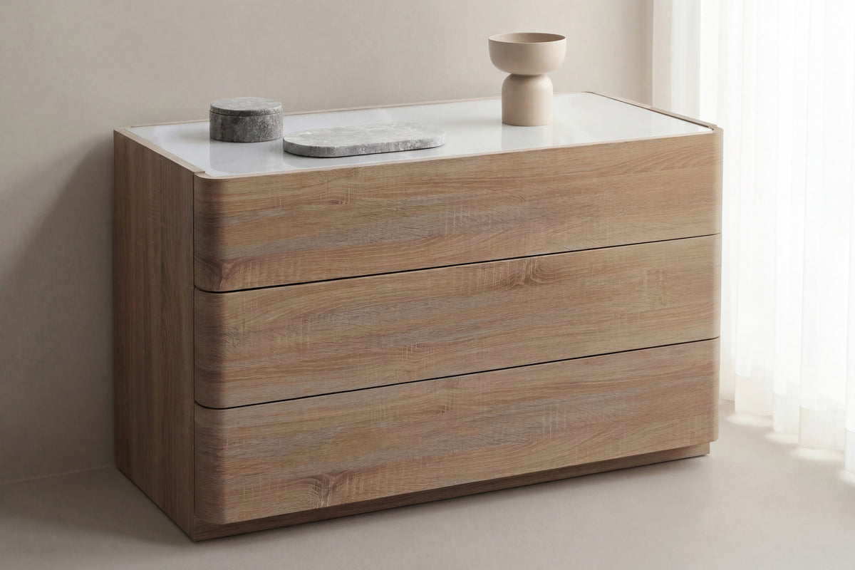 Noble Drawer in Natur präsentiert im Onlineshop von KAQTU Design AG. Kommode ist von Venture Home
