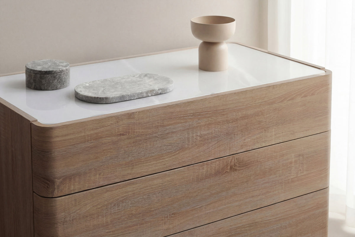 Noble Drawer in Natur präsentiert im Onlineshop von KAQTU Design AG. Kommode ist von Venture Home