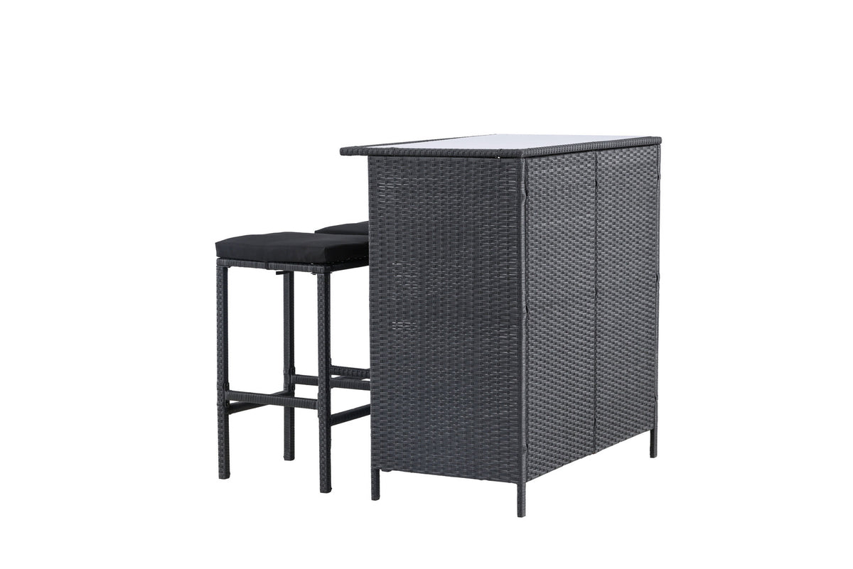 Knock Bar Set in Schwarz Schwarz präsentiert im Onlineshop von KAQTU Design AG. Loungeset ist von Venture Home