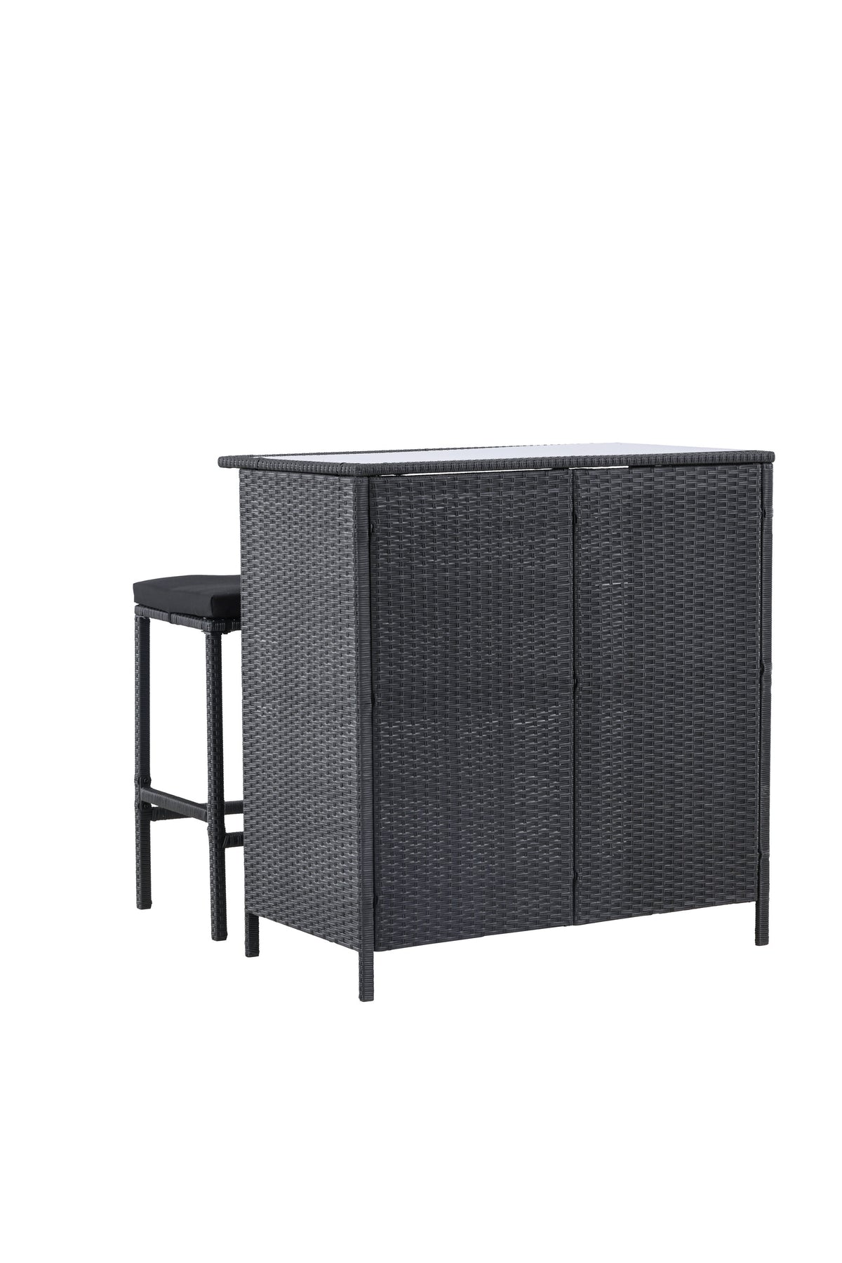 Knock Bar Set in Schwarz Schwarz präsentiert im Onlineshop von KAQTU Design AG. Loungeset ist von Venture Home