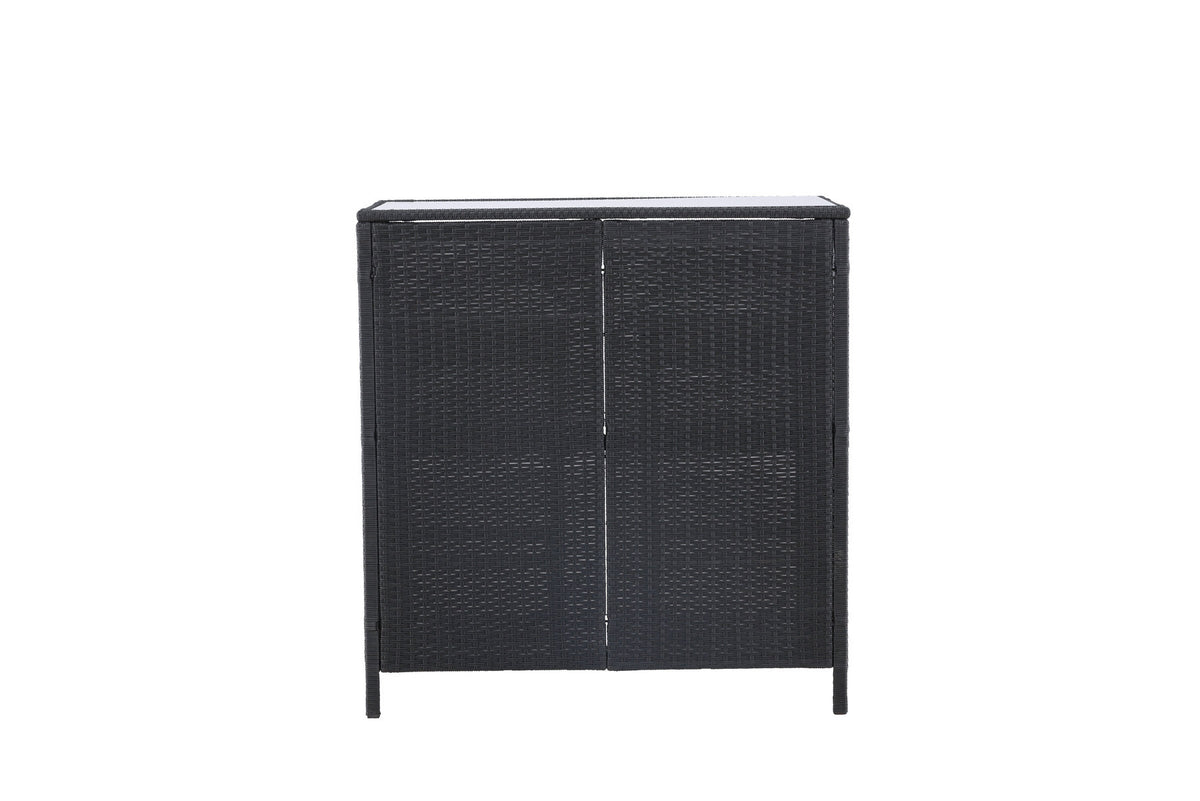 Knock Bar Set in Schwarz Schwarz präsentiert im Onlineshop von KAQTU Design AG. Loungeset ist von Venture Home