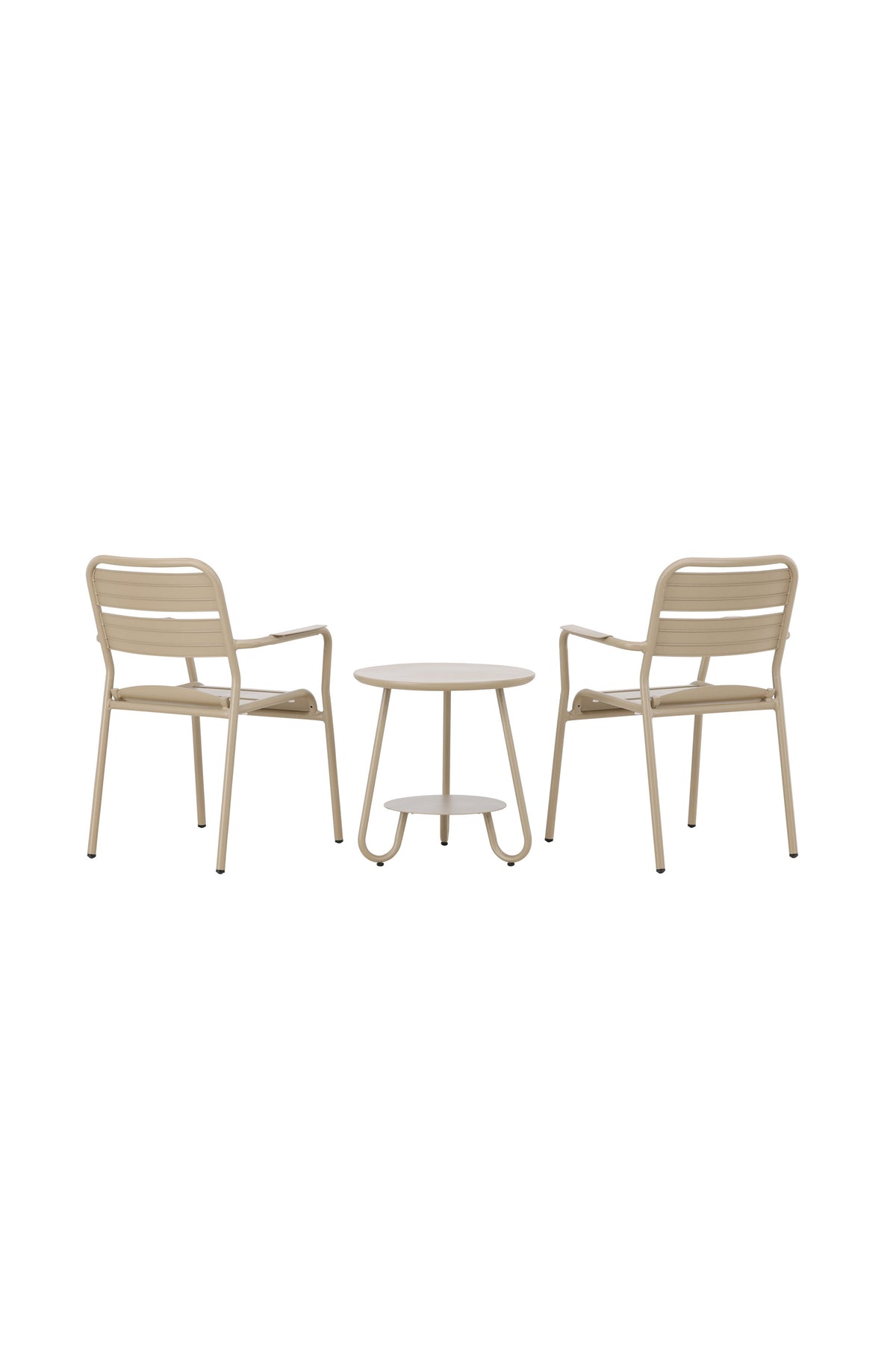 Faro Café Set in Beige/Beige präsentiert im Onlineshop von KAQTU Design AG. Gartentischset ist von Venture Home