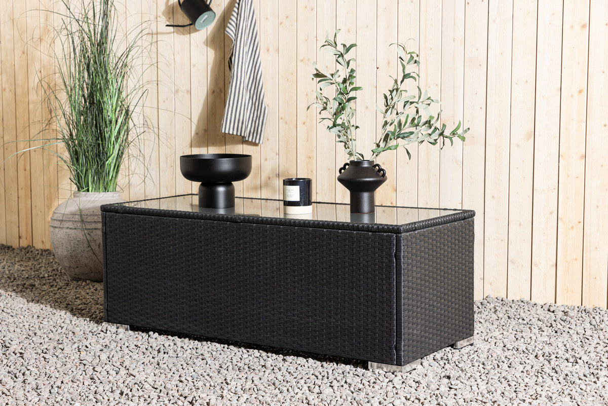 London Sofatisch in Schwarz präsentiert im Onlineshop von KAQTU Design AG. Beistelltisch Outdoor ist von Venture Home