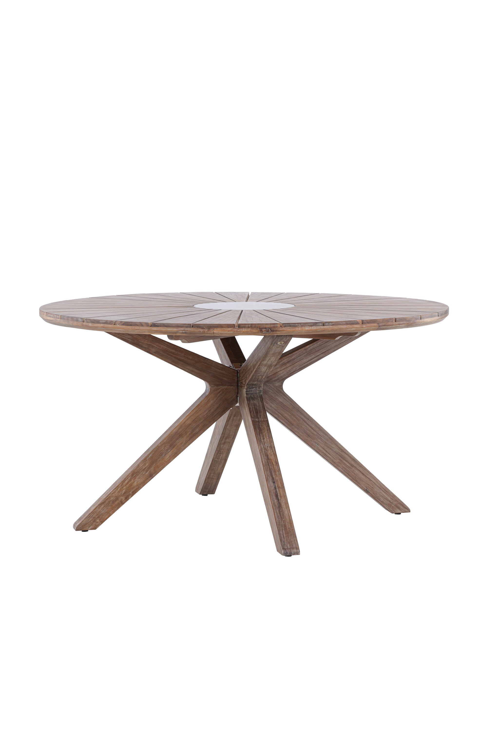 Rosario Gartentisch rund in Braun präsentiert im Onlineshop von KAQTU Design AG. Gartentisch ist von Venture Home