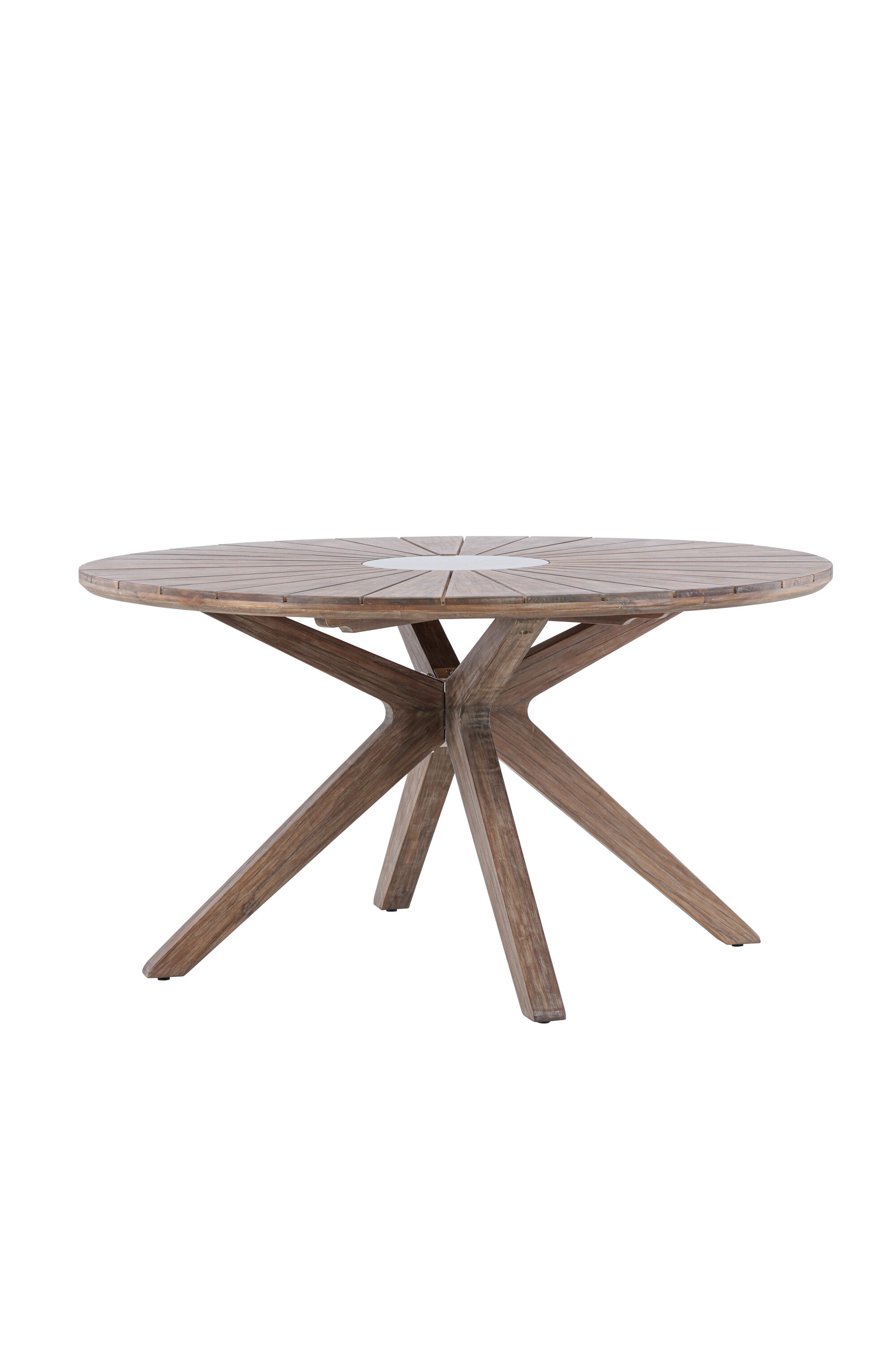Rosario Gartentisch rund in Braun präsentiert im Onlineshop von KAQTU Design AG. Gartentisch ist von Venture Home