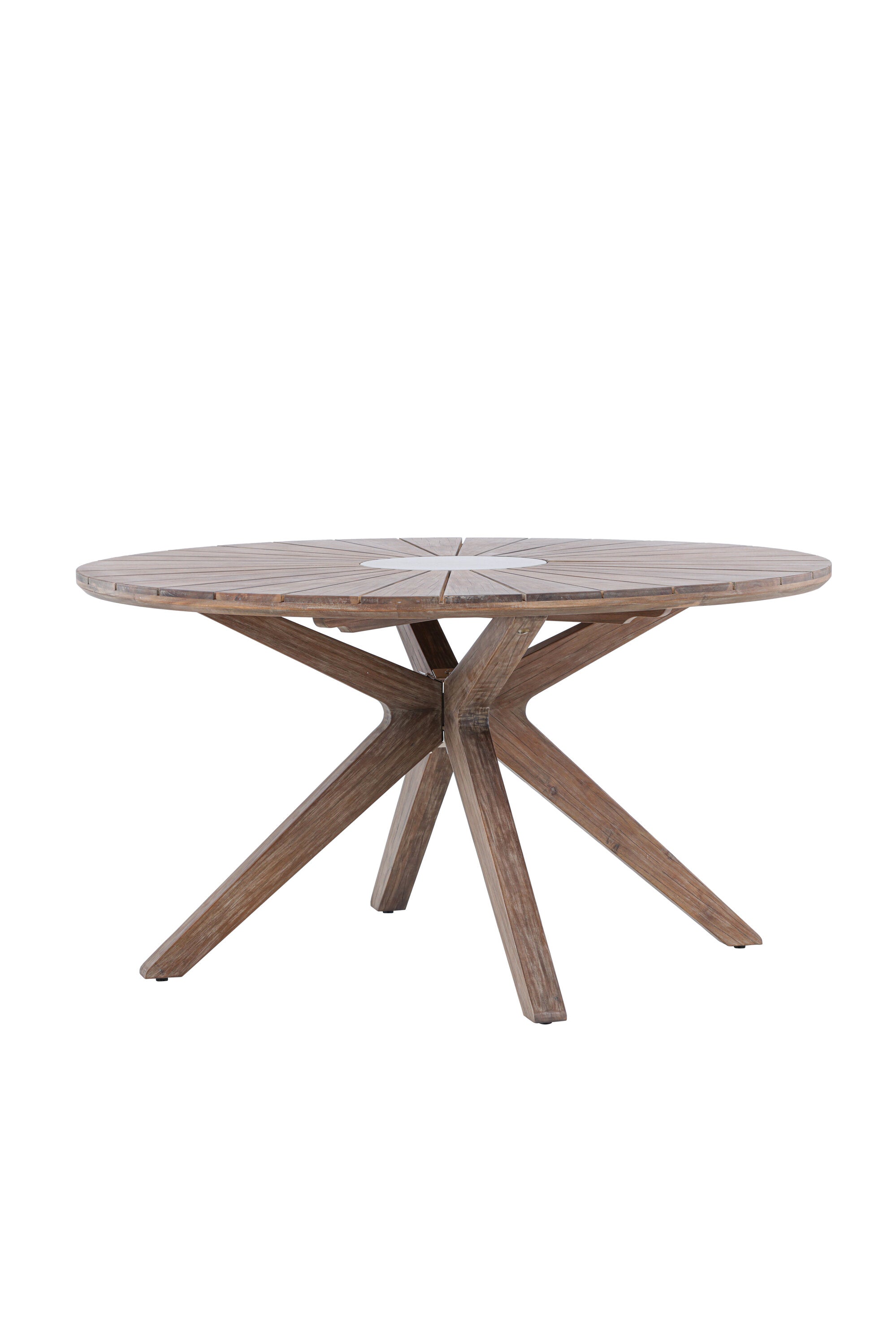 Rosario Gartentisch rund in Braun präsentiert im Onlineshop von KAQTU Design AG. Gartentisch ist von Venture Home