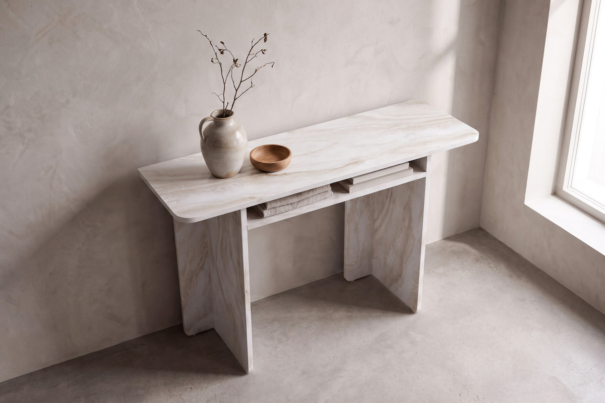 Ålesund Beistelltisch in Beige präsentiert im Onlineshop von KAQTU Design AG. Couchtisch ist von Venture Home