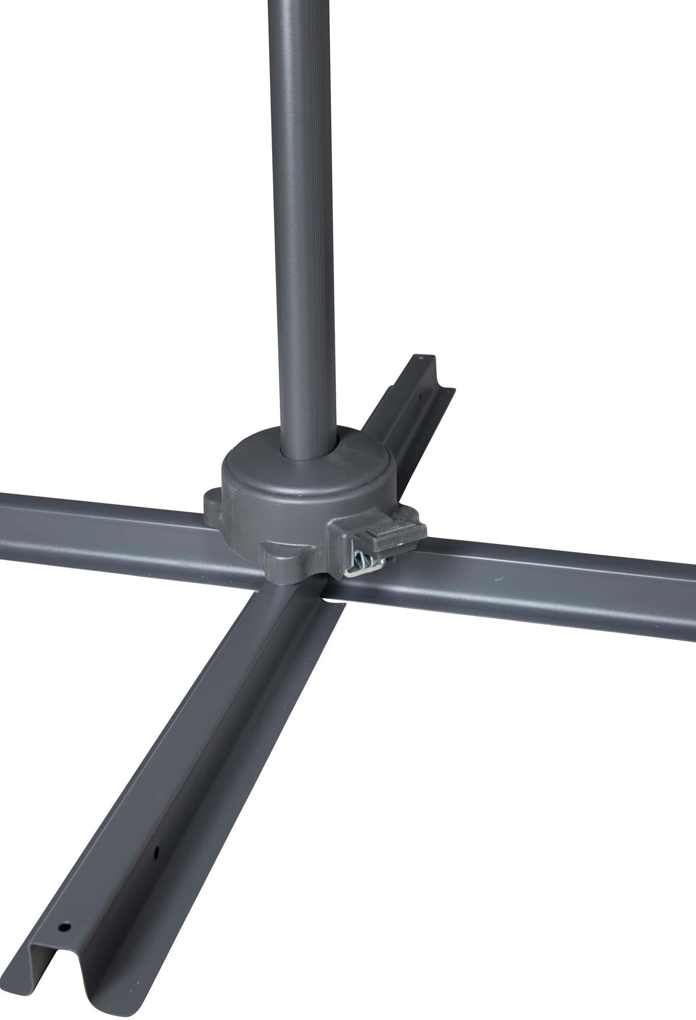 Venture Home's Leeds Sonnenschirm: Eleganter 3,5m Schirm für optimalen Sonnenschutz und stilvolle Entspannung im Garten oder auf der Terrasse.