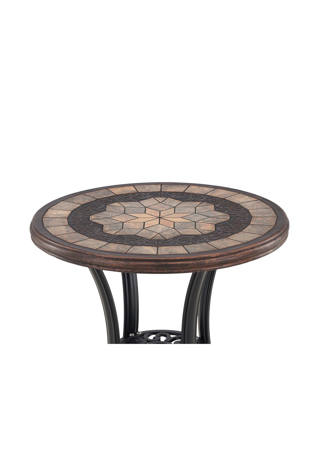 Leiria Cafe Tisch in Braun präsentiert im Onlineshop von KAQTU Design AG. Beistelltisch Outdoor ist von Venture Home