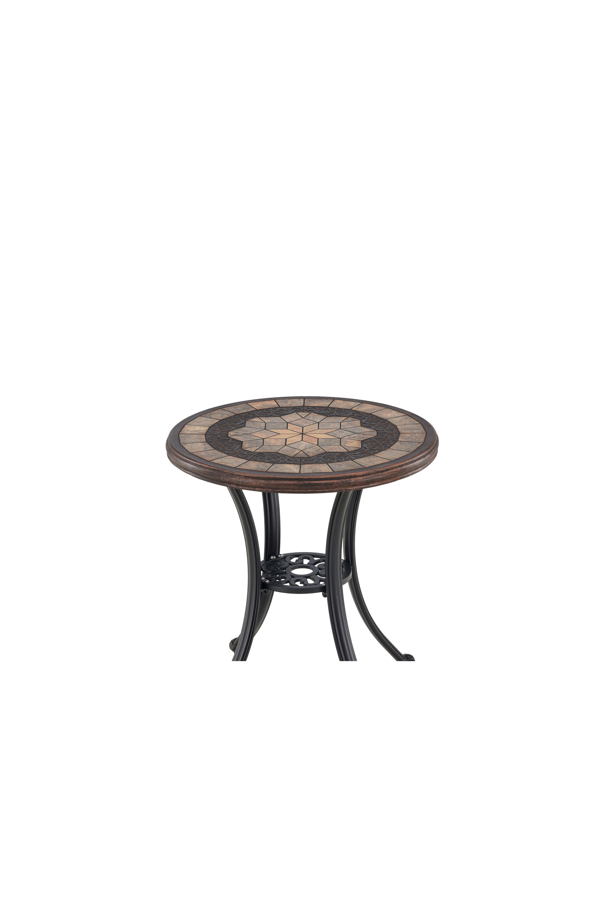 Leiria Cafe Tisch in Braun präsentiert im Onlineshop von KAQTU Design AG. Beistelltisch Outdoor ist von Venture Home