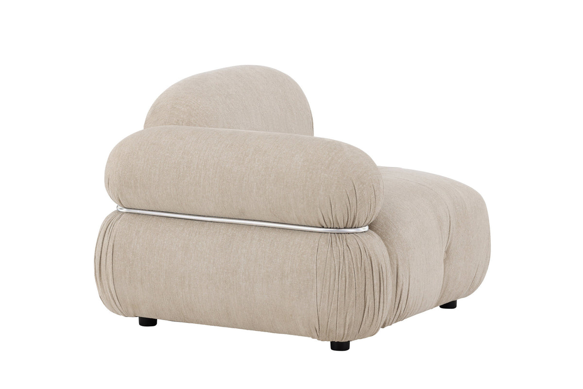 Mika Sofa-Modul in Beige präsentiert im Onlineshop von KAQTU Design AG. Modulares Sofa ist von Venture Home