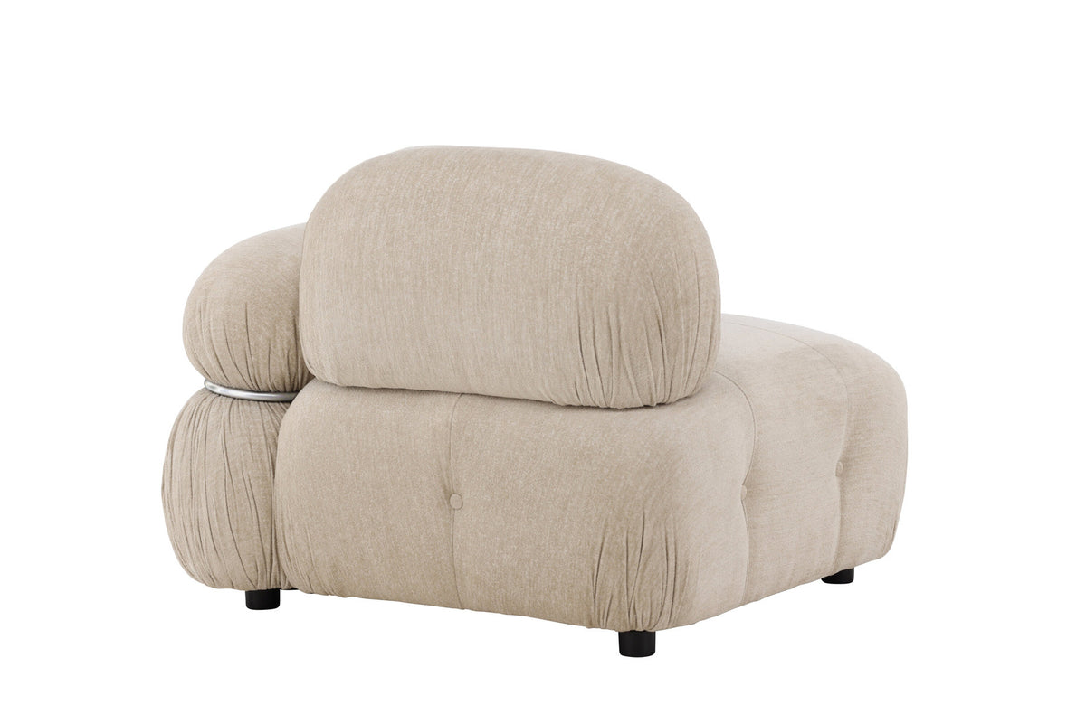 Mika Sofa-Modul in Beige präsentiert im Onlineshop von KAQTU Design AG. Modulares Sofa ist von Venture Home