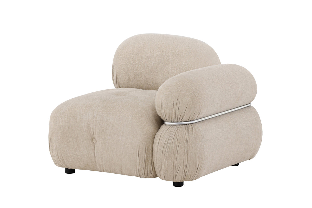 Mika Sofa-Modul in Beige präsentiert im Onlineshop von KAQTU Design AG. Modulares Sofa ist von Venture Home