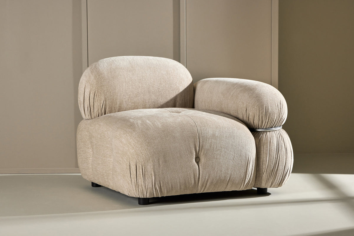Mika Sofa-Modul in Beige präsentiert im Onlineshop von KAQTU Design AG. Modulares Sofa ist von Venture Home