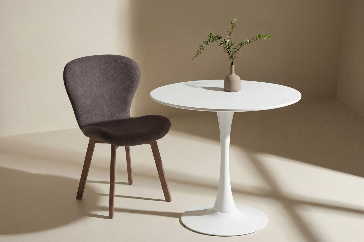 Hamden runder Esstisch in Weiss präsentiert im Onlineshop von KAQTU Design AG. Esstisch ist von Venture Home